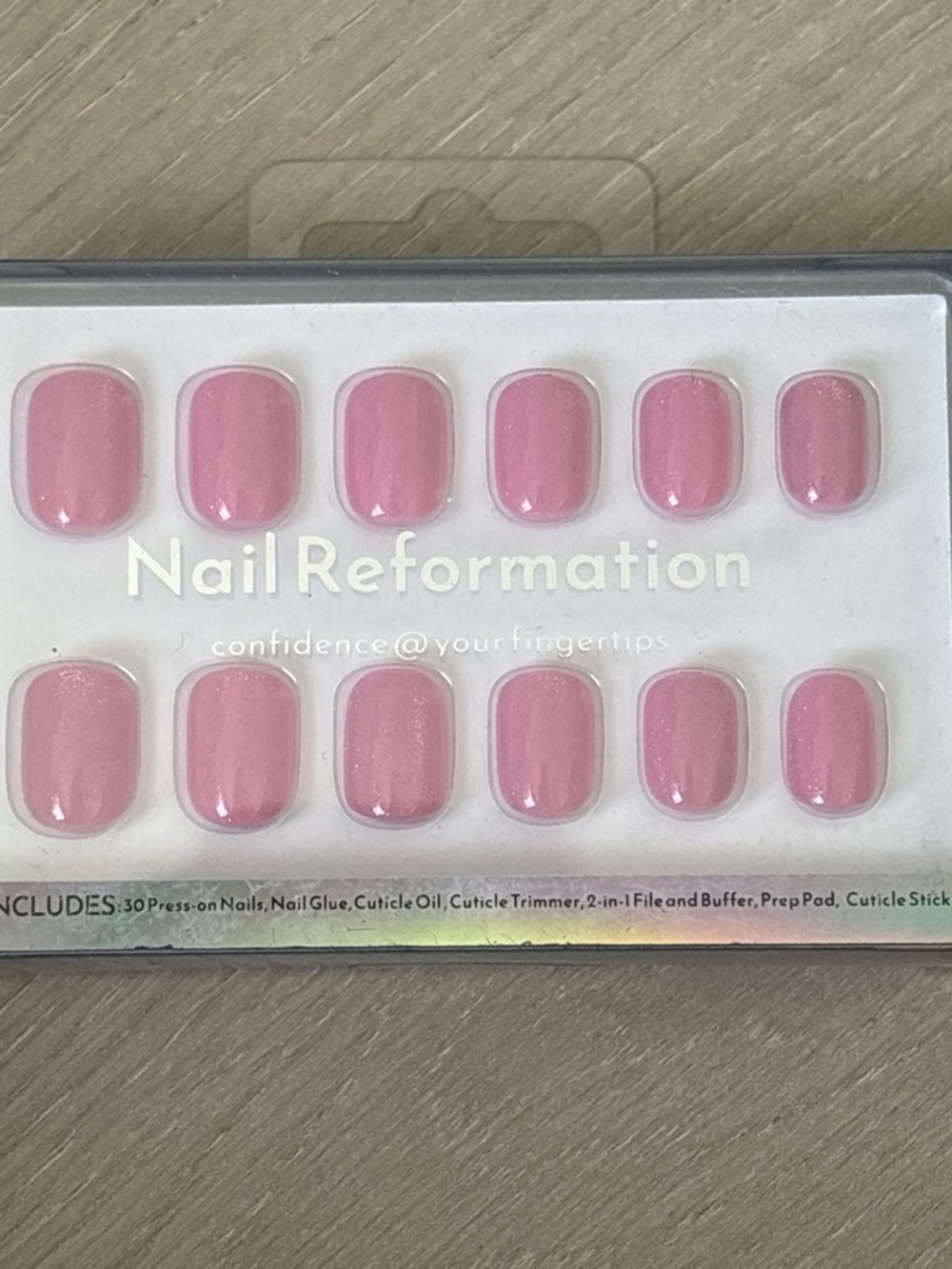 Nail Reformation Pink Press-On Nails - Ready-to-Wear Set